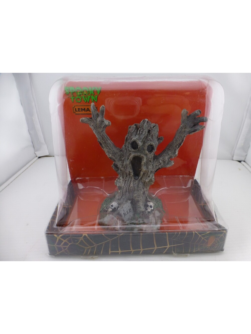 Lemax Spooky Town Screaming Haunted Tree Figurine Table Accent Halloween I2